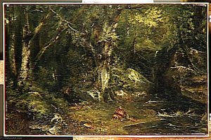 Fraicheur Des Bois Fourre De La Foret — Paul Huet