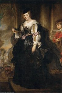 Portrait Of Helene Fourment With A Coach — Рубенс, Baroque