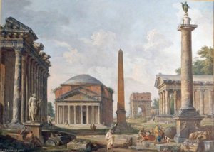 Ruins Of Rome — Giovanni Paolo Panini, Baroque