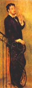 Man On A Staircase — Pierre-auguste Renoir, Impressionism