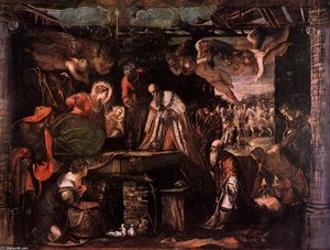 L'adoration Des Mages — Jacopo Tintoretto