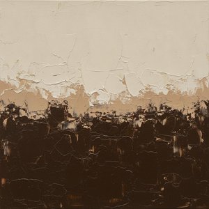 Schichten Aus Ocker Und Vergrabener Umbra — David Moreau, Abstrakter Expressionismus