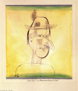 Comic Character From A Bavarian Folk Play — Paul Klee, Expressionism