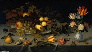 Still-life With Fruit And Flowers