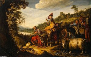 Abraham's Journey To Canaan — ピーテル・ピータースゾーン・ラストマン