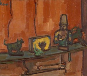 Still Life With An Oriental Figure — Martin Bloch, Expressionism