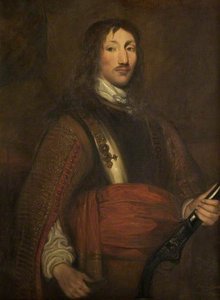 Portrait Of An Officer (copy After William Dobson) — Alfred Edmund Dyer
