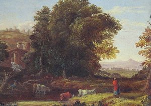 Italian Lanscape With Adueduct — George Inness