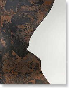 Laser-cut Stainless Steel Abstract Wall Sculpture, Abstract Art