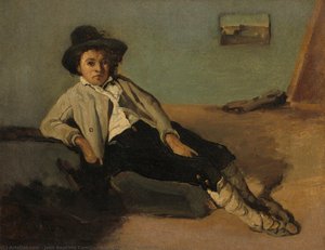 Italian Peasant Boy — कैमिल कोरतो, Romantic Landscape Painting