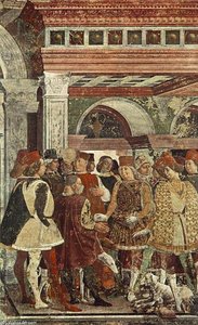 Allegory Of April: Triumph Of Venus (detail) — Francesco Del Cossa, Renaissance