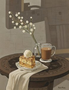 Ephemeral Bloom & Golden Crumb — Jacques Villedieu, Expressionism / Surrealism (lyrical Abstraction)