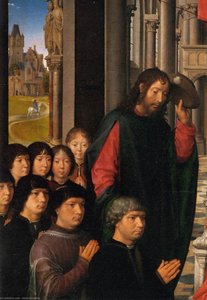 Virgin And Child With Sts James And Dominic (detail) — ハンス・メムリンク, Early Netherlandish Painting