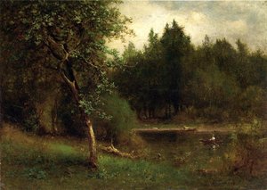 River Landscape — George Inness