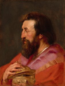 Head Of One Of The Three Kings: Melchior, The Assyrian King — Peter Paul Rubens, Baroque