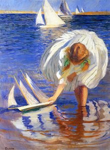 Girl with Sailboat (also known as Child with Boat)