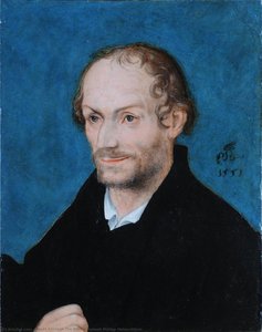 Portrait Philipp Melanchthon — Lucas Cranach Den Eldre, German Renaissance