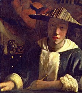 Girl With A Flute — Johannes Vermeer, Baroque