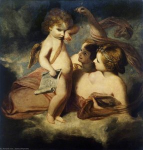 Venus Chiding Cupid — Sir Joshua Reynolds, Rococo