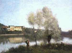 Ville D’avray — Jean-baptiste-camille Corot, Romantic Landscape Painting