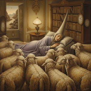 The Somnambulist’s Fleece: A Study In Ochre Reverie — Marc Duvallier, Surrealism