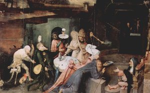 The Temptation Of St. Anthony (detail) — იერონიმ ბოსხ, Northern Renaissance