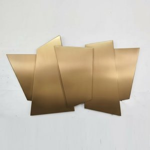 Abstract Stainless Steel Wall Mirror - Gold-toned Metal Sculpture, Modern Art Decorative Wall Mirrors Handmade Craf