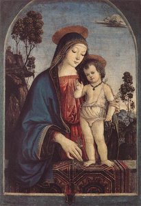 The virgin and child
