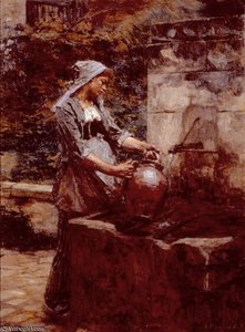 L_hermitte Leon Augustin A Water Drawer — Léon Augustin Lhermitte, Realism