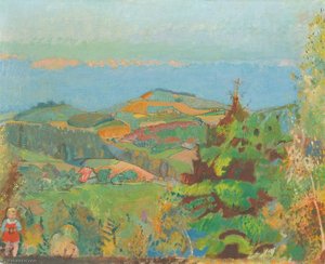 Emmentaler Landschaft (lueg), 1929 — Cuno Amiet