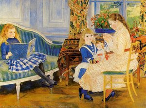 Marguerite, Lucie And Marthe Barard — Pierre-auguste Renoir, Impressionist Painting