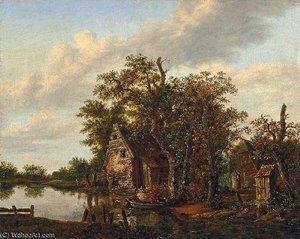 Farmstead At The Water — Cornelius Decker