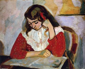 La Lettore, Marguerite Matisse — Henri Matisse, Fauvism
