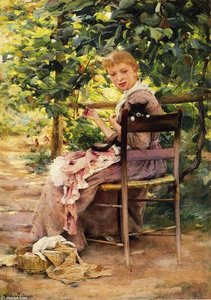Sewing in the Garden