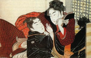 A Scene From The 'poem Of The Pillow' — Kitagawa Utamaro, Ukiyo-e