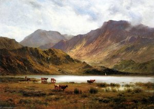 The Glyders from Llyn Ogwen
