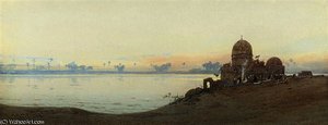 A sheik's tomb on the nile
