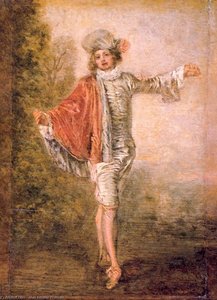 The Indifferent Man — جان أنطوان واتو, Rococo Style