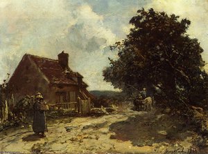 In The Vicinity Of Nevers — Johan Barthold Jongkind