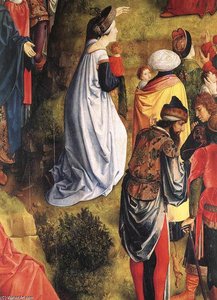 Calvary Triptych (detail) (20) — Hugo Van Der Goes, Northern Renaissance