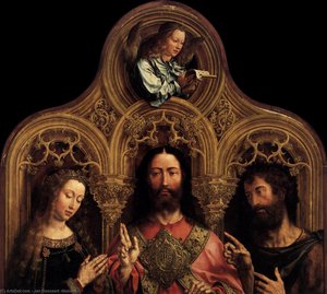 Christ between the Virgin and St John the Baptist