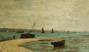 The Thames Off Yantlett Creek, Kent — Алфред Харви Мур