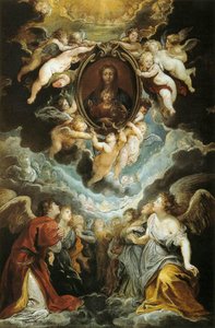The Madonna Della Vallicella Adored By Seraphim And Cherubim — Petr Pavel Rubens, Baroque