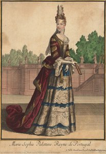 Marie Sophie Palatine, Reyne De Portugal — Gerardus Valk, Baroque