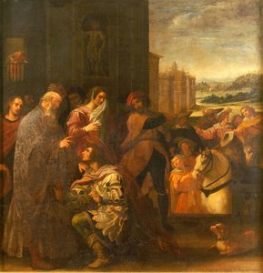 Saint John Of Mata Says Goodbye To His Parenst — Vicente Carducho, Baroque