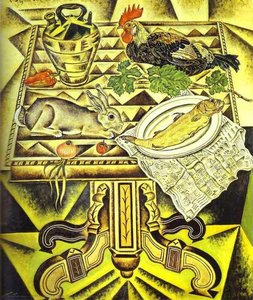 Il Tavolo (natura Morta Con Coniglio) — Joan Miró