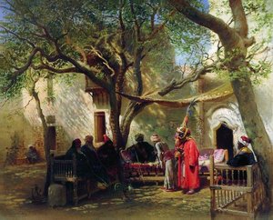 Dervishes In Cairo — Konstantin Yegorovich Makovsky