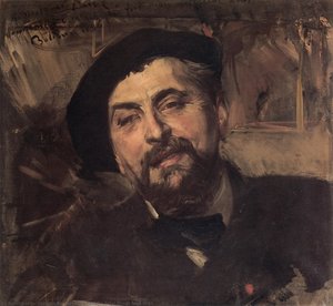 Portrait Of The Artist Ernest Ange Duez — Giovanni Boldini, Italian Realism