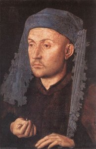 Portrait Of A Goldsmith (man With Ring) — Jan Van Eyck, Early Netherlandish