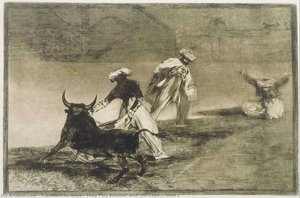 They Play Another With The Cape... From L — Francisco De Goya, Romanticism